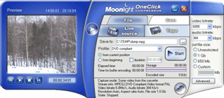 Moonlight OneClick Compressor Screenshot